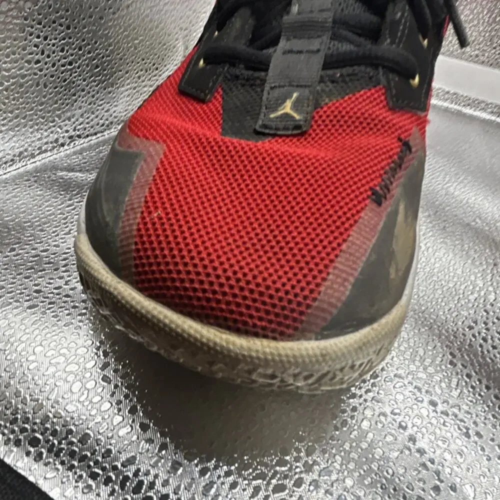 Nike Air Jordan Why Not Zer0.4 Red Black White Size 11.5 Russell Westbrook Shoes